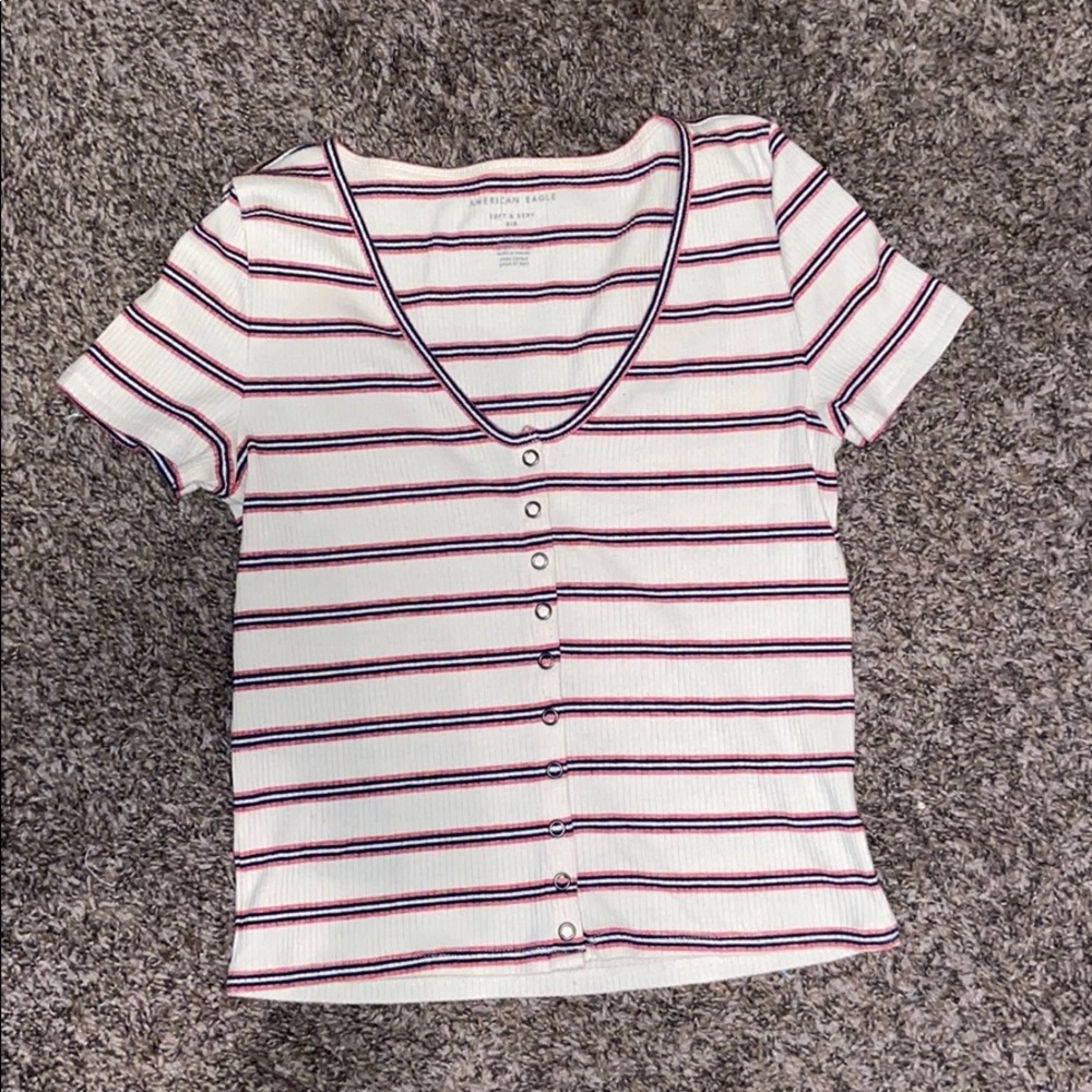 Striped AE shirt